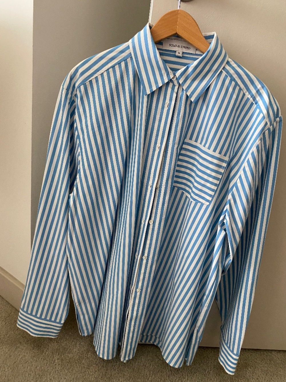 Beautiful SOLID & STRIPED shirt!